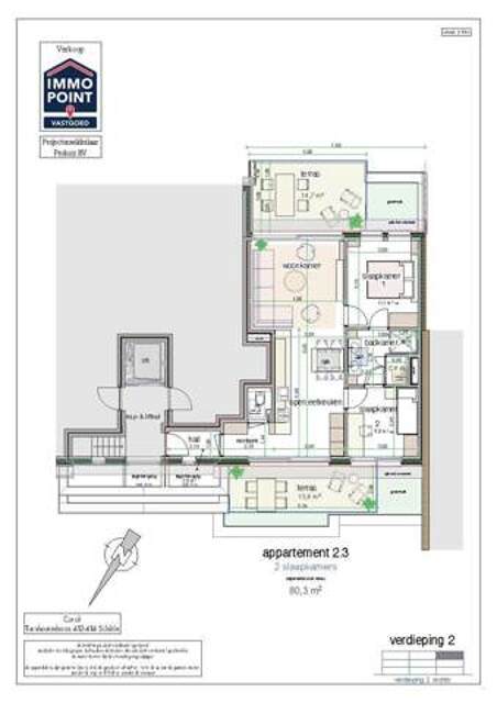 CORALI APP 2.3 2DE VERDIEPING MIDDEN afbeelding 2