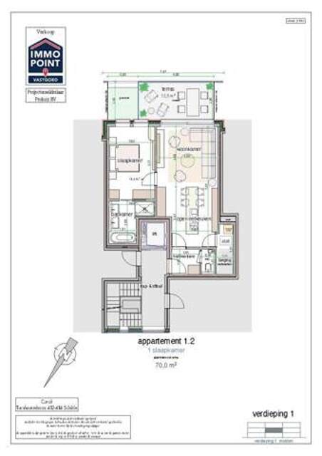 CORALI APP 1.2 1STE VERDIEPING MIDDEN afbeelding 2