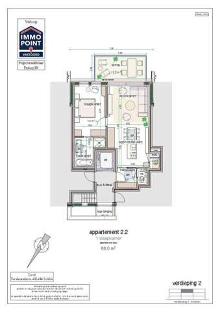 CORALI APP 2.2 2DE VERDIEPING MIDDEN afbeelding 2